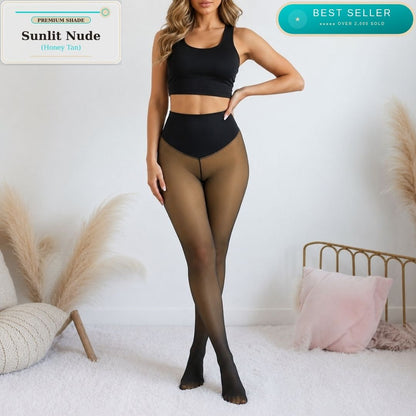 Original Magic Fleece-Lined Compression Leggings (Porcelain Nude)