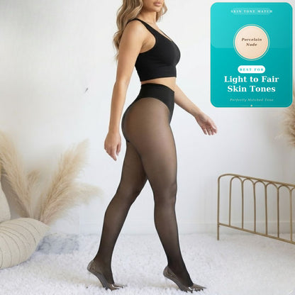 Original Magic Fleece-Lined Compression Leggings (Porcelain Nude)