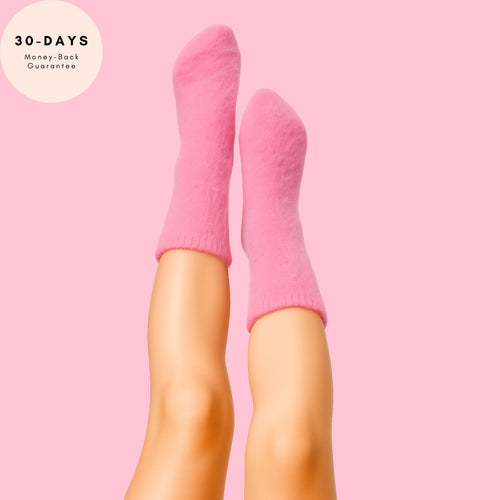 Lounge Luxe – Mid-Calf Fuzzy Socks